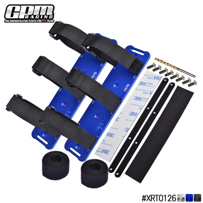GPM Aluminum 7075-T6 Battery Hold-Down Set For  1/6 XRT/X-MAXX 6S/8S TRAXXAS
