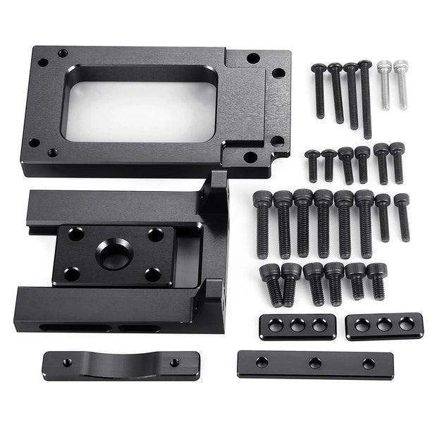 MIBIDAO Aluminum Alloy Motor Seat Base Mount For 1/5 RC Crawler Car X-Maxx XMAXX 8S 77086-4 Buggy Trucks Upgrade Parts