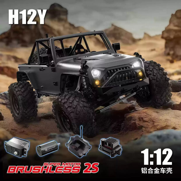 MJX Hyper Go  H12y/H12y+ 1：12 4WD RC Car Professional Off-Road Racing 12km/H Sensored Brushless Motor 2.4G Remote Control Cars
