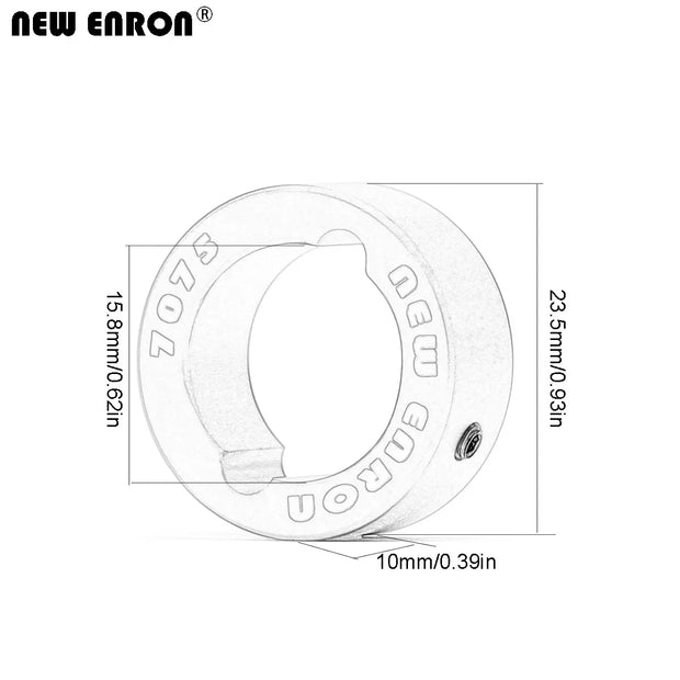 NEW ENRON 4Pcs Aluminum 7075-T6 Drive Cup Sleeves For Traxxas 1/5 X-Maxx 1/6 XRT 1/10 Maxx 1/7 UDR 1/6 SLEDGE