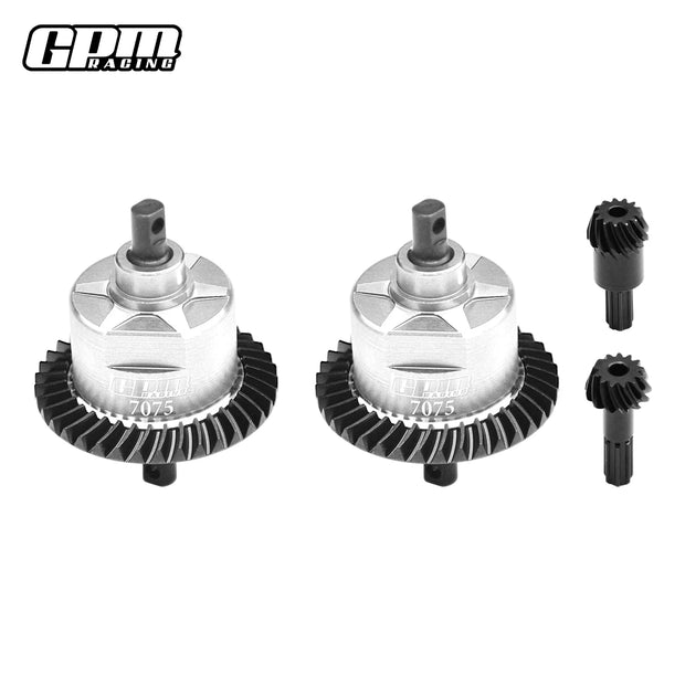 GPM Carbon Steel + 7075 Alloy F & R Complete Differential For TRAXXA Mini Maxx TRUCK-107154-1