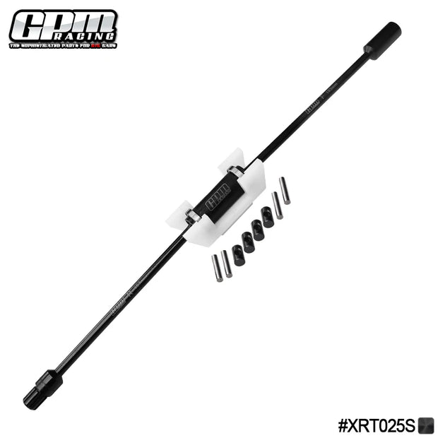 GPM 4140 Medium Carbon Steel Center Driveshaft Set For  1/6 4WD XRT TRAXXAS