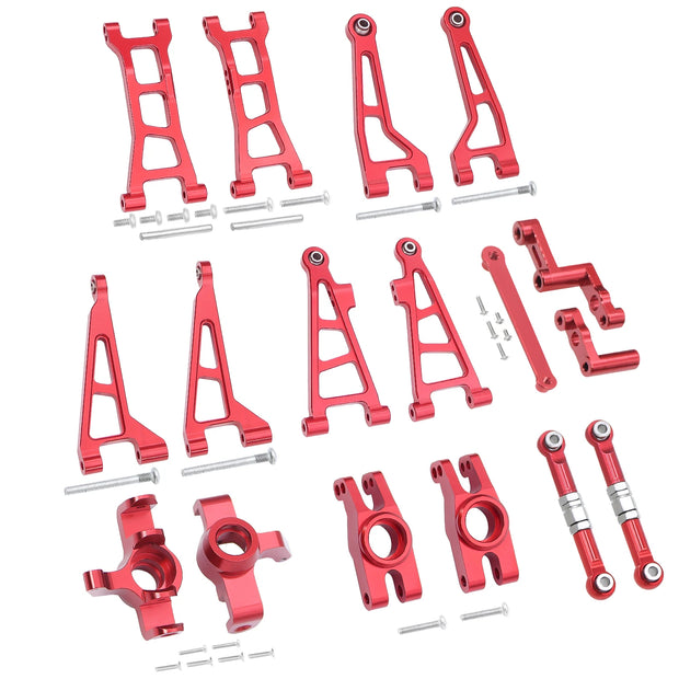 Mjx Hyper Go H16 16208 16209 16210 Metal Suspension Swing Arm Driver Shaft Shock Absorber Steering Group Assembly RC Car Part