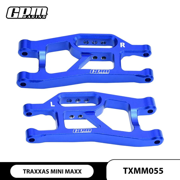 GPM Aluminum 7075 Front Lower Arms For TRAXXAS MINI MAXX Mini Small X RC Parts 10731#