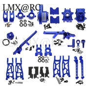 LMX RC TRAXXAS 1/8 SLEDGE 4WD Metal Upgrage Swing Arm Steering Cup Gearbox C Base For RC Car