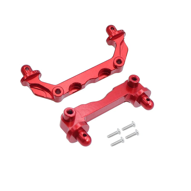 Mjx 14210 14209 H14BM Metal Steering Cup Upper Lower Swing Arm Set Shock Tower Bracket Body Post Hyper Go RC Car Upgrade Parts