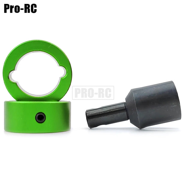 4Pcs Output Drive Cup Sleeves Aluminum 7075-T6 For Traxxas 1/8 SLEDGE OFF-ROAD 95076-4 #9583 Rc Upgrade Parts