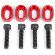 AXSPEED 4PCS Metal Area Main Chassis Pad Screw Motor Seat Reinforced Gasket for 1/5 X-MAXX Xmaxx RC Buggy Truck Parts