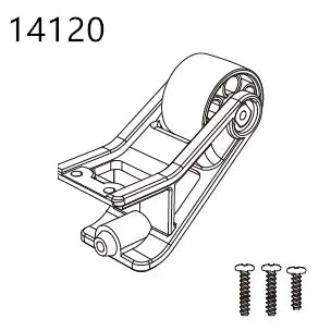MJX Hyper Go 14209 14210 Modified Accessories Differential Shock Absorber Tire Bumper Gear Arm Shell 1/14 RC Car Spare Parts