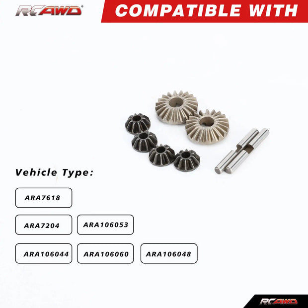 RCAWD EXB differential gear+differential gasket for Arrma 6s 1/7 1/8 1/7 BIG ROCK MOJAVE KRATON OUTCAST TALION Upgrades Part
