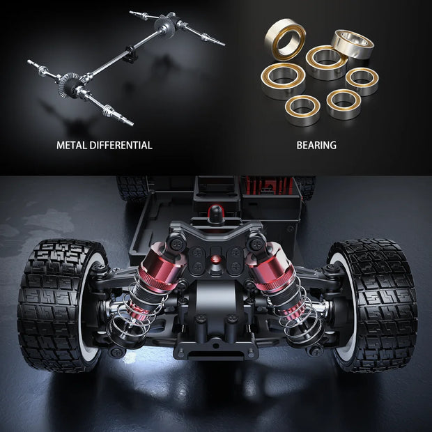 1/14 MJX 14303 Rc Drift Car 2.4G High Speed Drift Rally Truck Hyper Go Brushless 4WD Off-Road RC Cars for Adults for Kids Toys