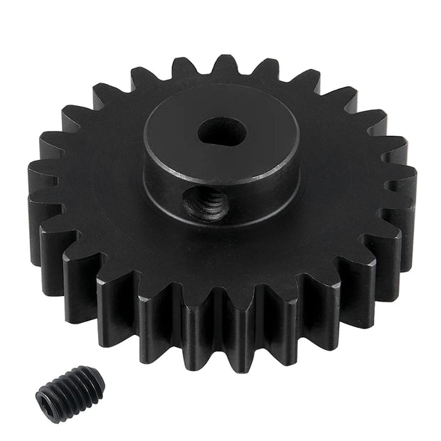 TRINOOD Steel Motor Gears M1.5 20T 25T 5mm D-aperture for 1/5 X-MAXX 6S 8S 1/6 XRT RC Buggy Truck Parts