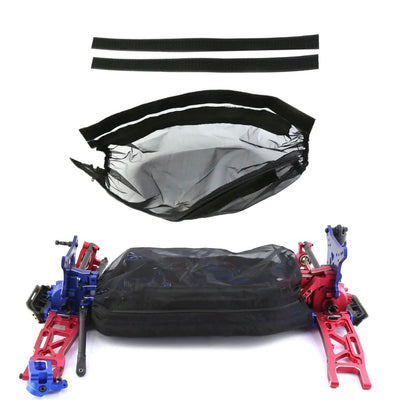 Chassis Dust Water Proof Net Cover Zipper-Type Nylon Mesh Cover Protection For TRAXXAS 1/8 4WD SLEDGE RC Car Upgrades Parts