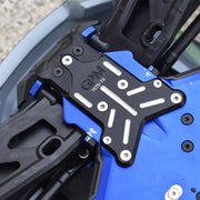 GPM Metal Front Chassis Cover Front Bumper Mount Skidplate 9535 for Traxxas 1/8 Sledge 4WD Monster Truck 95076-4 Upgrade Parts