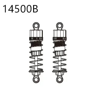MJX Hyper Go 14209 14210 Modified Accessories Differential Shock Absorber Tire Bumper Gear Arm Shell 1/14 RC Car Spare Parts