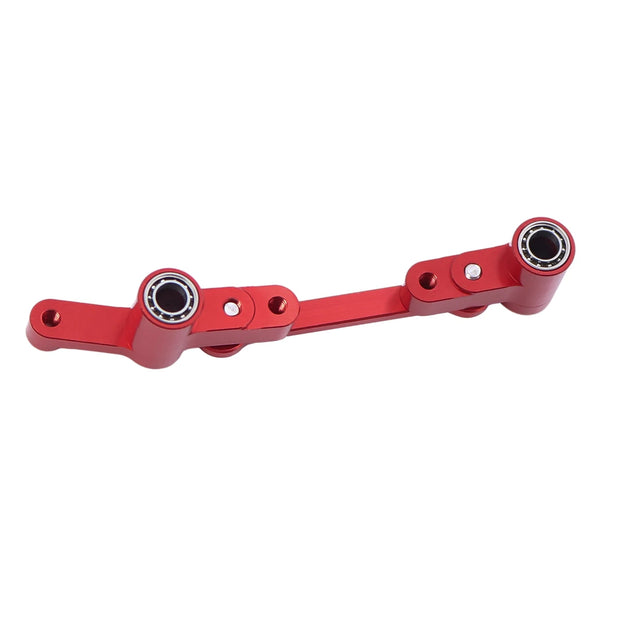 CNC Aluminum Modification Steering Group Assembly With Bearings For 1/14 MJX 14209 14210 RC Car Metal Upgrade Parts