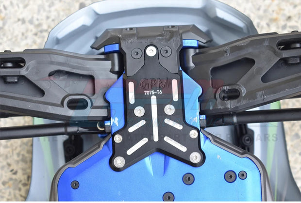 GPM Metal Front Chassis Cover Front Bumper Mount Skidplate 9535 for Traxxas 1/8 Sledge 4WD Monster Truck 95076-4 Upgrade Parts