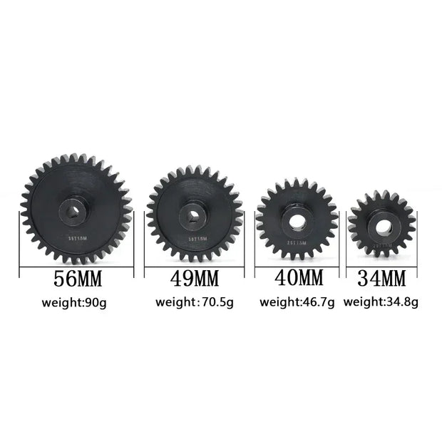 Suitable for Trxs 1/5 X-MAXX XRT 20T+30T and 25T+35T Big Teeth+Motor Teeth Kit