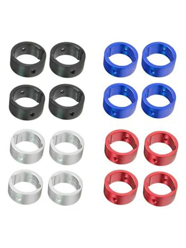 Aluminum Alloy Drive Cup Sleeves Enhancement Ring Set for 1/5 X-MAXX 8S 1/6 XRT 8S 1/10 E-Revo 2.0 replace TRA 7754 7754X