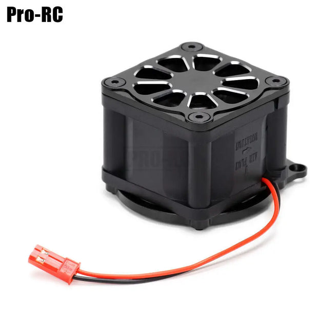 1Pcs Aluminium 3476 Cooling Fan Kit Fits 3483 Motor with Shroud For 1/8 TRAXXAS 4WD SLEDGE 95076-4 Off-Load Rc Truck Car